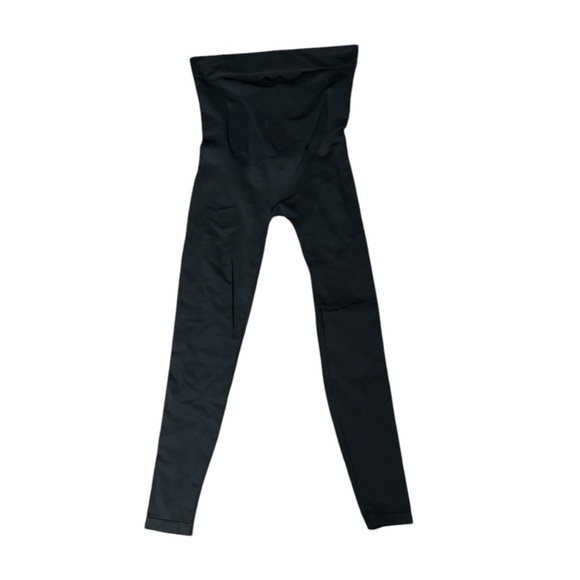 BLANQI Black High Waist Maternity Postpartum Leggings Size Medium - Picture 2 of 4